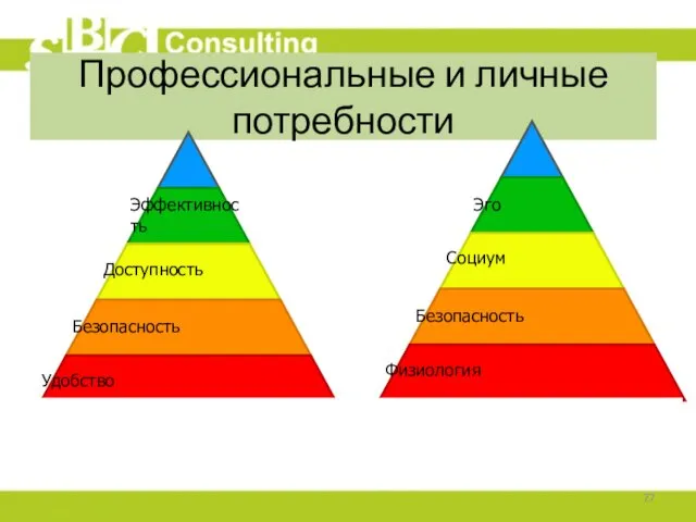 Профессиональные и личные потребности Профессиональные потребности FAB (Сampaign Book) S