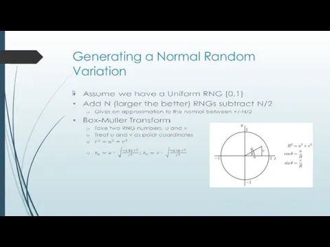 Generating a Normal Random Variation