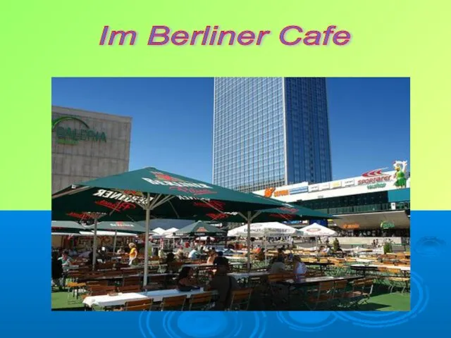 Im Berliner Cafe