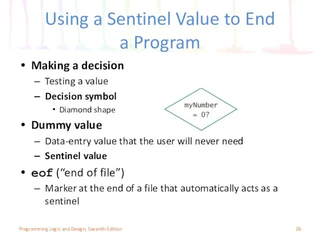 Using a Sentinel Value to End a Program Making a