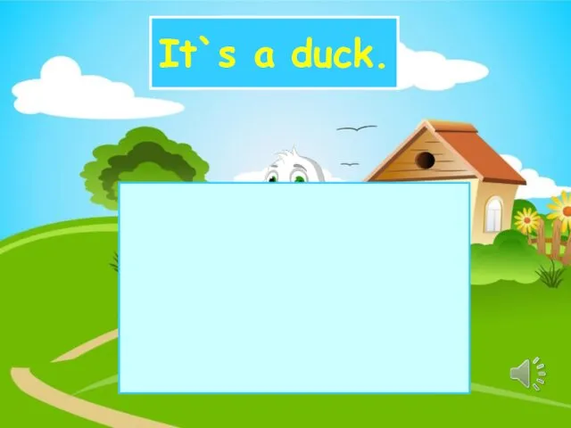 It`s a duck.
