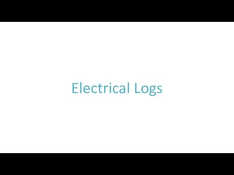 Electrical Logs