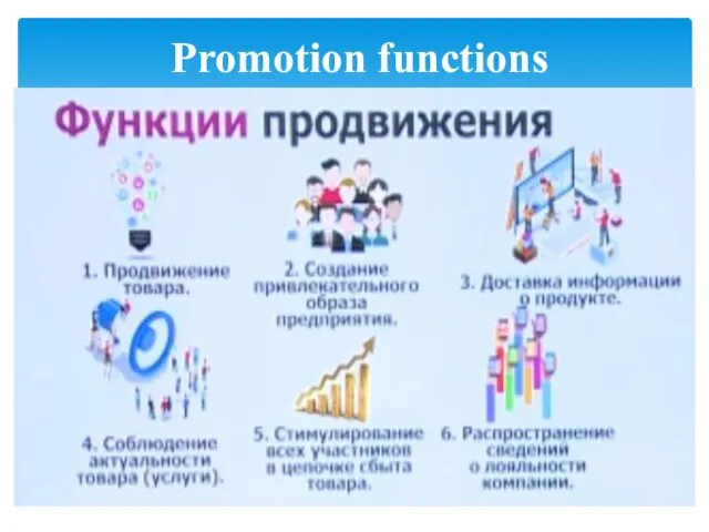 Promotion functions