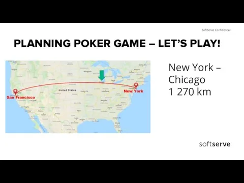 PLANNING POKER GAME – LET’S PLAY! New York – Chicago 1 270 km