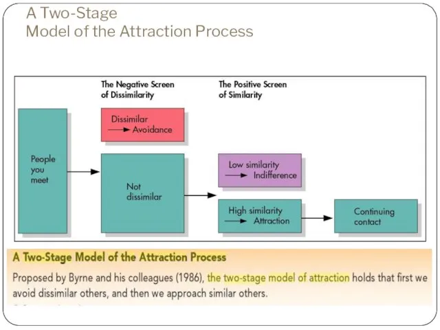 A Two-Stage Model of the Attraction Process