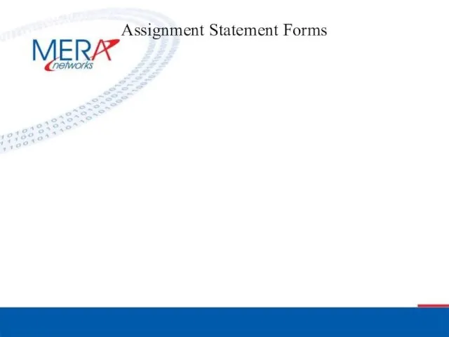 Assignment Statement Forms