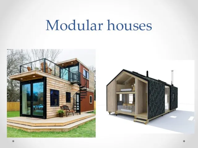 Modular houses