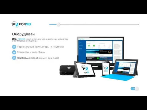 2 Оборудование Персональные компьютеры и ноутбуки Планшеты и смартфоны FONMIX