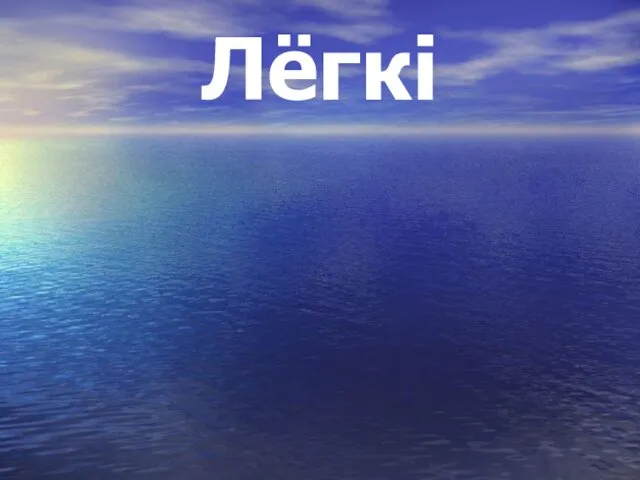 Лёгкі