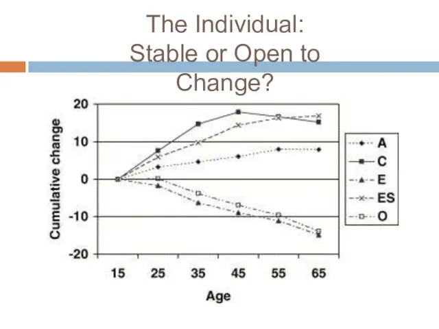 The Individual: Stable or Open to Change?