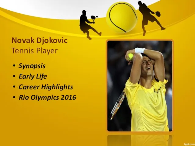 Novak Djokovic Tennis Player Synopsis Early Life Career Highlights Rio Olympics 2016