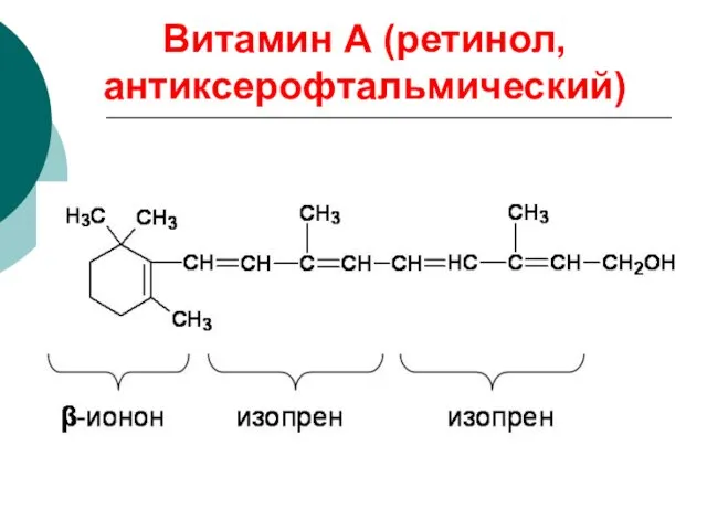 Витамин А (ретинол, антиксерофтальмический)