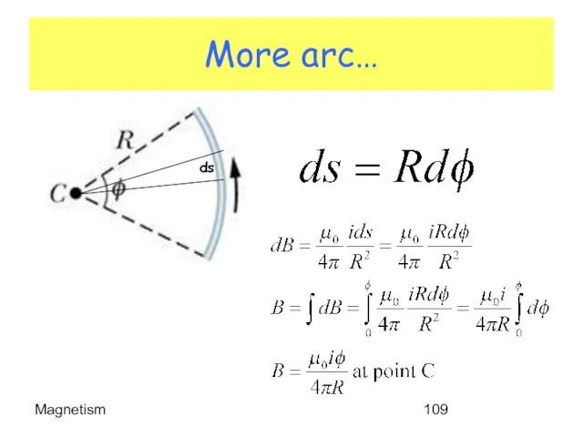 Magnetism More arc…