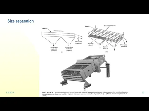 8.9.2016 Waste management and recycling - Sorting Size separation