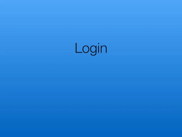 Login