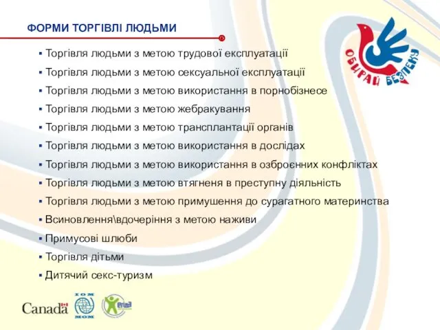 Торгівля людьми з метою трудової експлуатації Торгівля людьми з метою