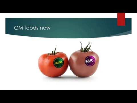 GM foods now