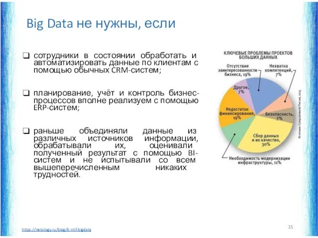 Big Data не нужны, если сотрудники в состоянии обработать и