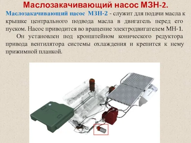 Маслозакачивающий насос МЗН-2. Маслозакачивающий насос МЗН-2 - служит для подачи