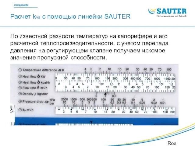 SAUTER Valveco VDL Roadshow SIB По известной разности температур на