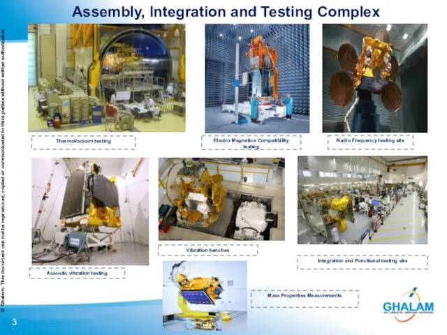 Assembly, Integration and Testing Complex 3 Radio Frequency testing site Integration and Functional