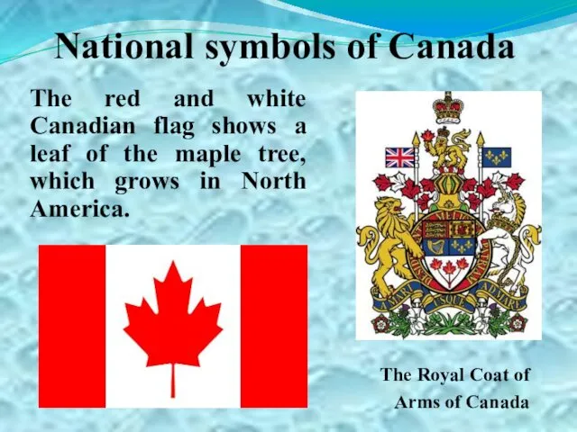 National symbols of Canada The red and white Canadian flag