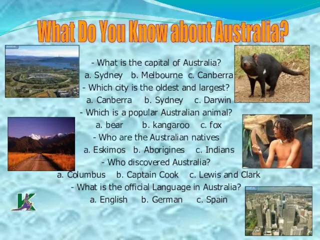 What Do You Know about Australia? - What is the