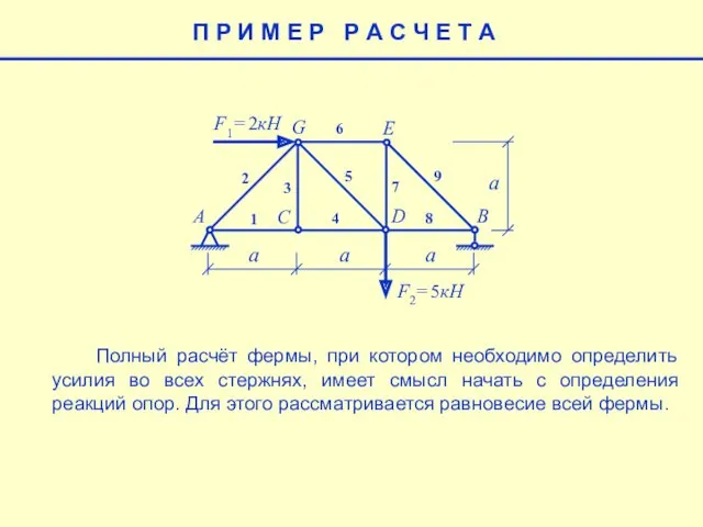 П Р И М Е Р Р А С Ч