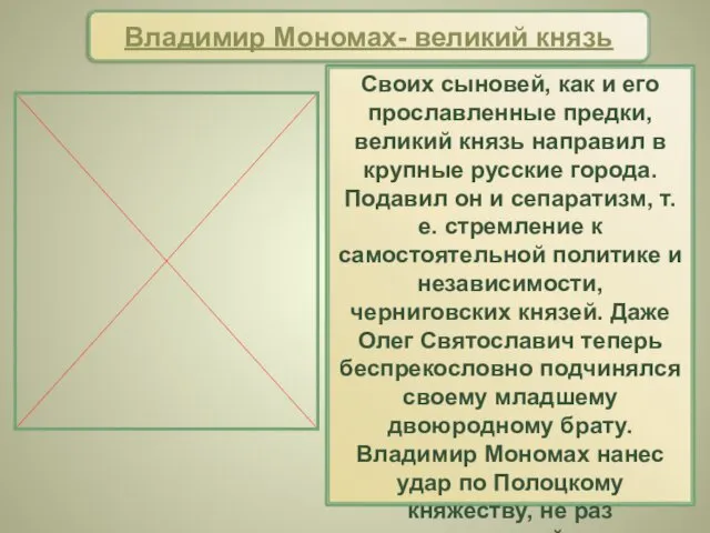 Своих сыновей, как и его прославленные предки, великий князь направил