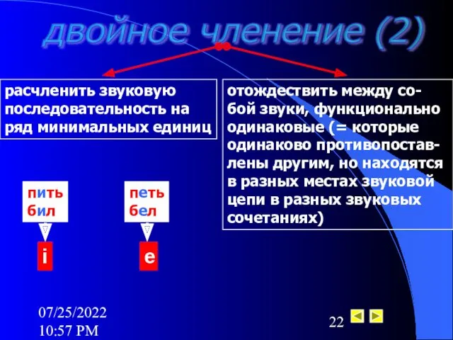 07/25/2022 10:57 PM двойное членение (2) расчленить звуковую последовательность на