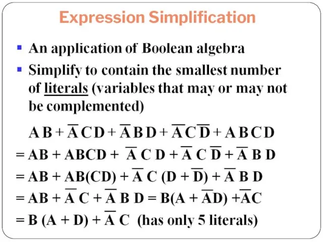 Expression Simplification