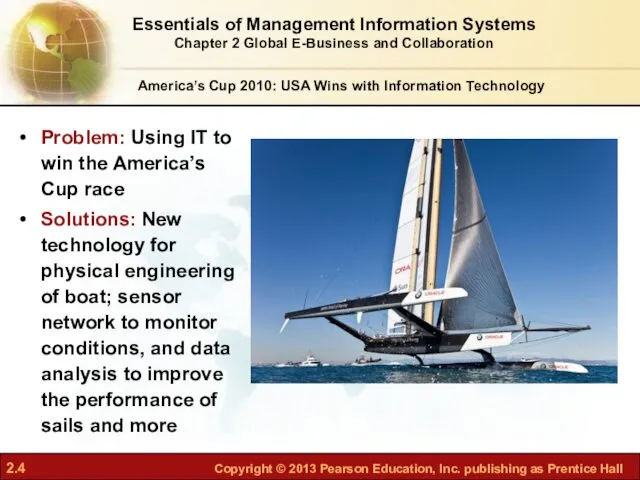 America’s Cup 2010: USA Wins with Information Technology Problem: Using