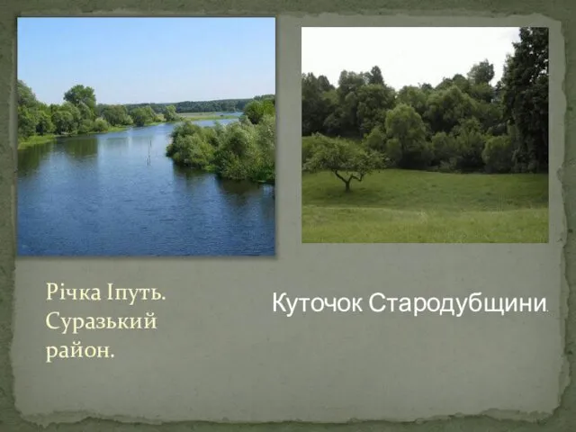 Річка Іпуть. Суразький район. Річка Іпуть. Суразький район. Куточок Стародубщини.