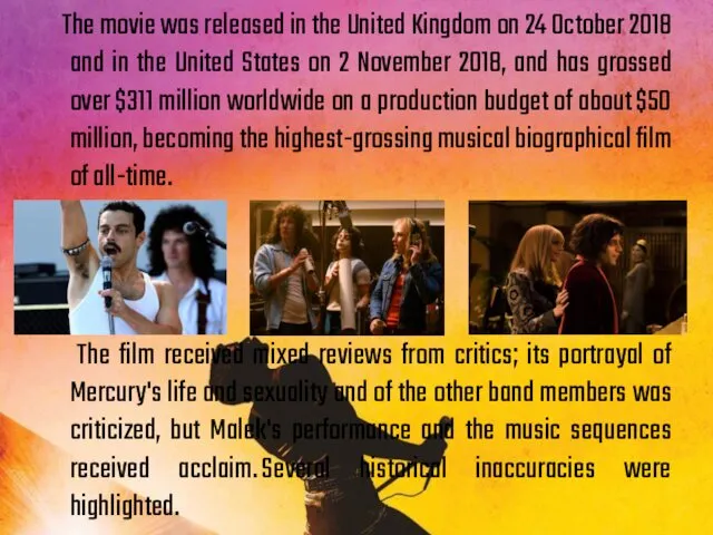 The movie was released in the United Kingdom on 24