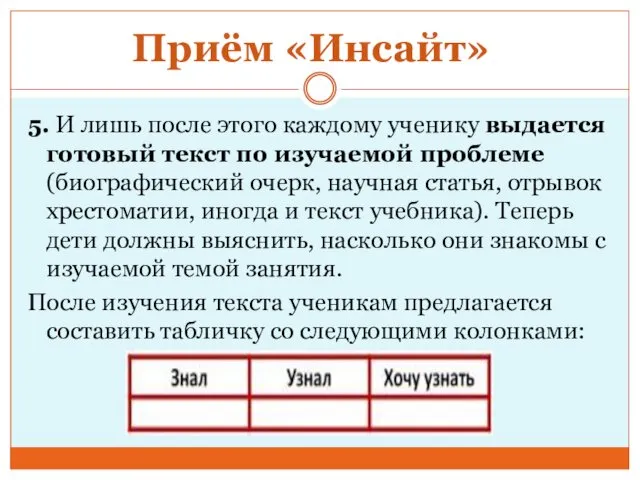 5. И лишь после этого каждому ученику выдается готовый текст