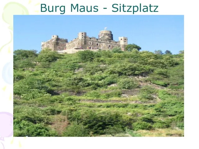 Burg Maus - Sitzplatz