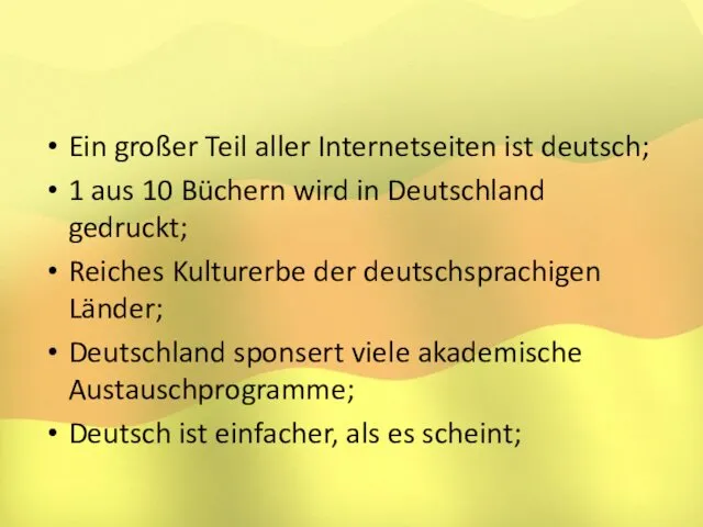 Ein großer Teil aller Internetseiten ist deutsch; 1 aus 10