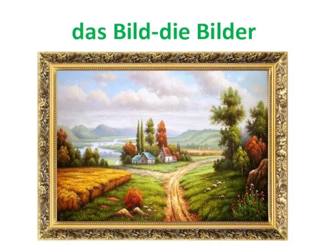 das Bild-die Bilder