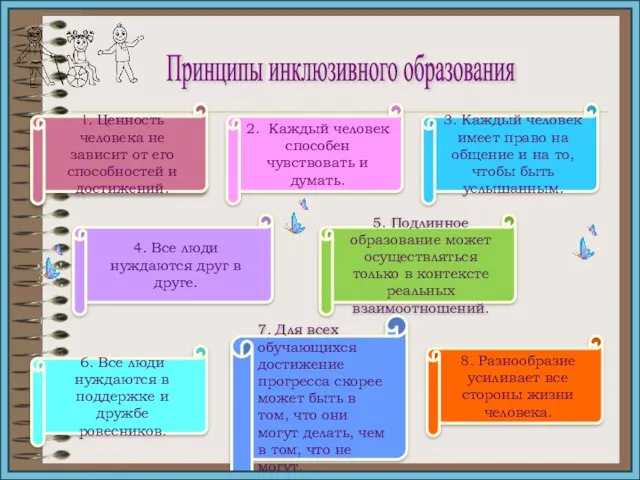 1. Ценность человека не зависит от его способностей и достижений.