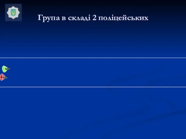 Група в складі 2 поліцейських