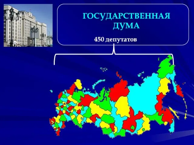 ГОСУДАРСТВЕННАЯ ДУМА 450 депутатов