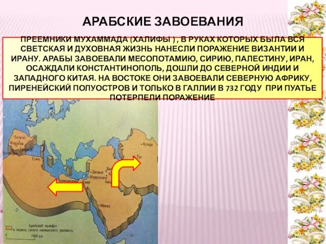 АРАБСКИЕ ЗАВОЕВАНИЯ ПРЕЕМНИКИ МУХАММАДА (ХАЛИФЫ ) , В РУКАХ КОТОРЫХ