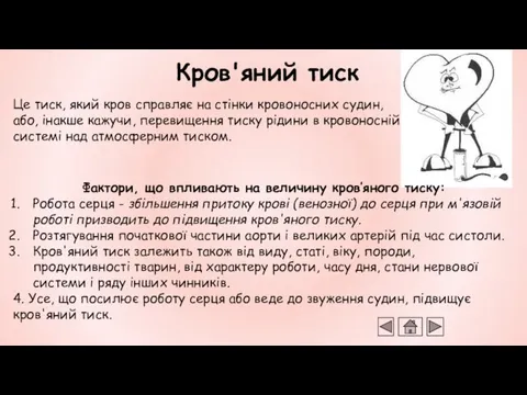 Кров'яний тиск Це тиск, який кров справляє на стінки кровоносних