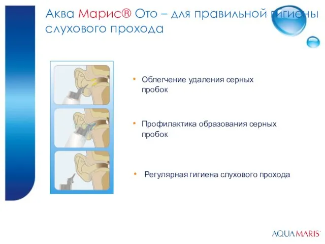 Регулярная гигиена слухового прохода Аква Марис® Ото – для правильной