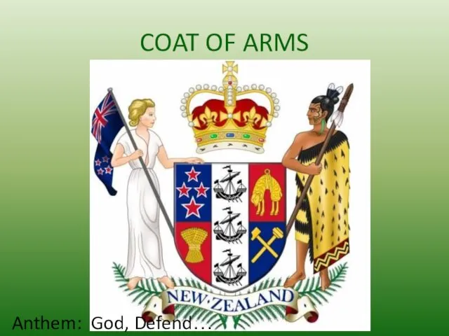 COAT OF ARMS Anthem: God, Defend…