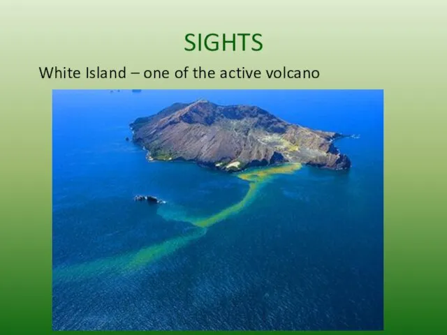 SIGHTS White Island – one of the active volcano