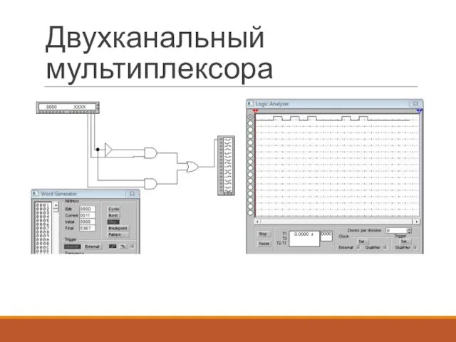 Двухканальный мультиплексора