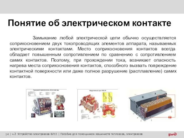 Понятие об электрическом контакте Замыкание любой электрической цепи обычно осуществляется