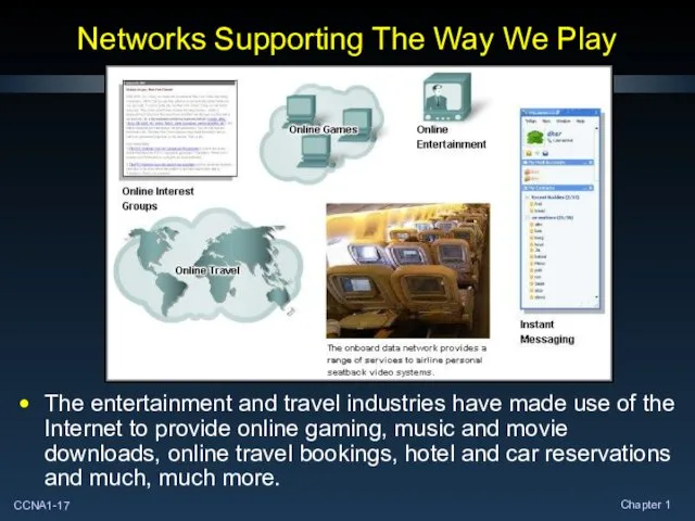 Networks Supporting The Way We Play The entertainment and travel