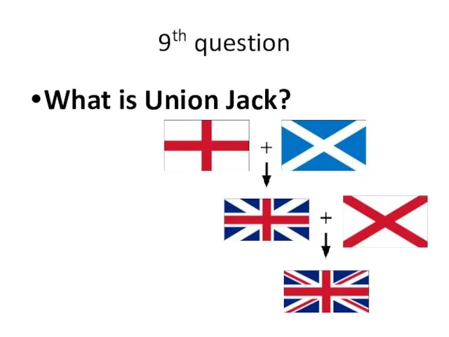 9th question What is Union Jack?